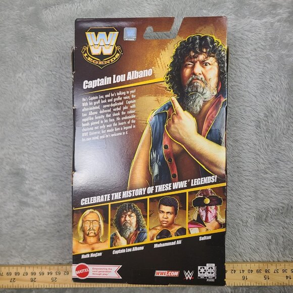 MATTEL WWE Elite Collection Legends Series 22 Captain Lou Albano NIB - Picture 2 of 7